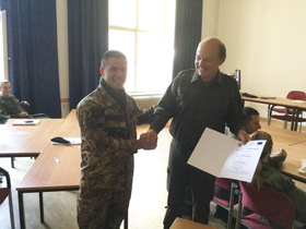 The certificates were awarded to the Italian participants ……… The certificates were awarded to the Italian participants ………