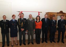 Bild 01 - Die Delegation zeigte sich von der großen Tradition und der Internationalität der Offiziersausbildung im Bundesheer beeindruckt