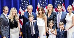 Der 45. US-Präsident mit seiner Familie