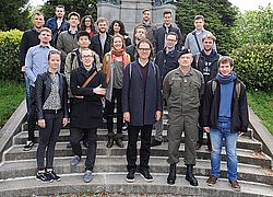 Zeigten sich von der vielfältigen Arbeit an der Ältesten Militärakademie der Welt beeindruckt – die Studenten der Universität Wien.