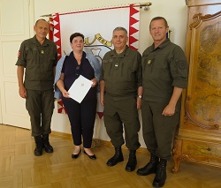 (v.l.n.r. Pronhagl, Rainer, Lechner, Wörgötter)